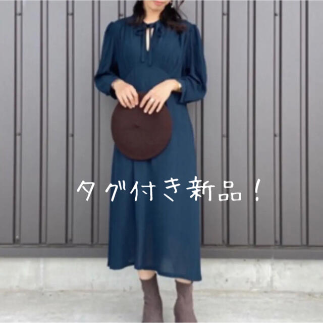 UNIQLO(ユニクロ)のユニクロ　ビスコース　ワンピース レディースのワンピース(ロングワンピース/マキシワンピース)の商品写真