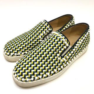 クリスチャンルブタン PikBoat Flat Tissu Medailles