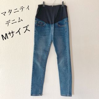 未使用品　マタニティデニム　Mサイズ(デニム/ジーンズ)