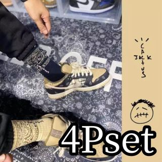 シュプリーム(Supreme)の☆再販☆大人気☆4足セット☆トラヴィススコット　カクタスジャック　ソックス　靴下(ソックス)