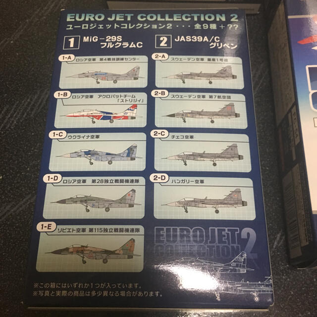 F-toys ユーロジェットコレクション 2 1/144 フルクラム・グリペン