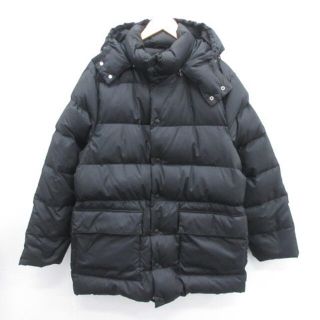 モンクレール(MONCLER)のモンクレール パリス ダウンジャケット フード 茶タグ 3 L 黒 ブラック(ダウンジャケット)