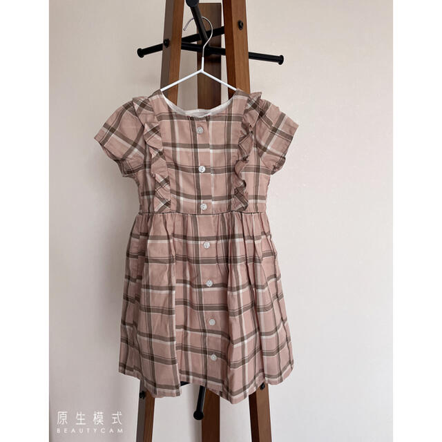 anyFAM(エニィファム)の新品未使用タグ付き＊エニィファムワンピース キッズ/ベビー/マタニティのキッズ服女の子用(90cm~)(ワンピース)の商品写真