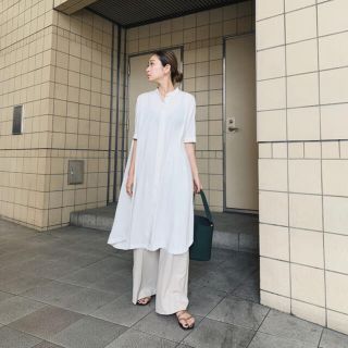 マウジー(moussy)のRIMARK♡Hem round shirt dress(ひざ丈ワンピース)