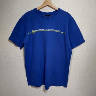 ノーティカ(NAUTICA)のNAUTICA　ノーティカ　Tシャツ　プリント　ブルー　Mサイズ　メンズ　輸入品(Tシャツ/カットソー(半袖/袖なし))