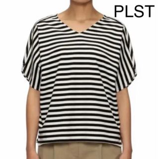 PLST Vネックドルマンプルオーバー