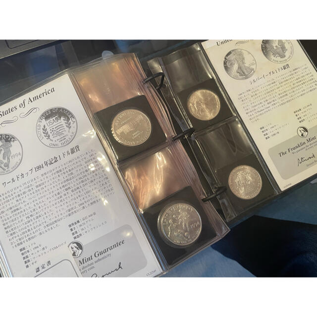 てです∼ 銀貨 ももぴ様専用 イーグル銀貨3枚 フランクリンミント 全て