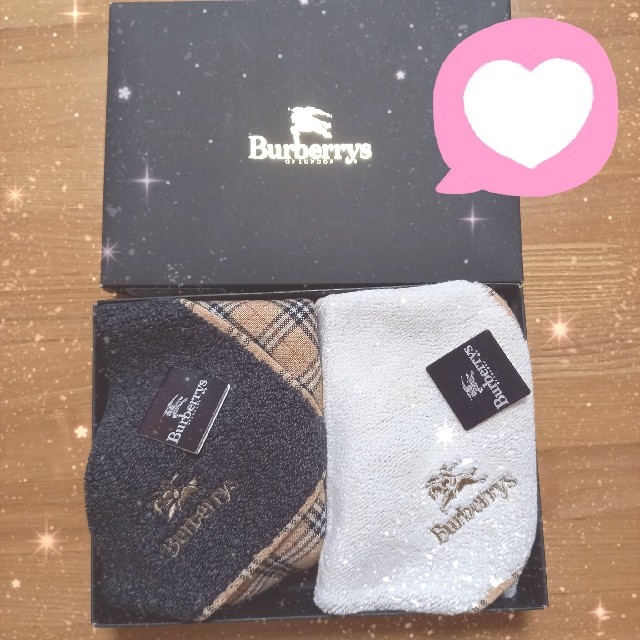 BURBERRY(バーバリー)のBURBERRY　バーバリー　ハンカチ　タオルハンカチ　2枚セット メンズのファッション小物(ハンカチ/ポケットチーフ)の商品写真