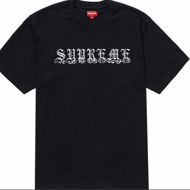 Supreme(シュプリーム)のsupreme Old English Rhinestone S/S Top L メンズのトップス(Tシャツ/カットソー(七分/長袖))の商品写真