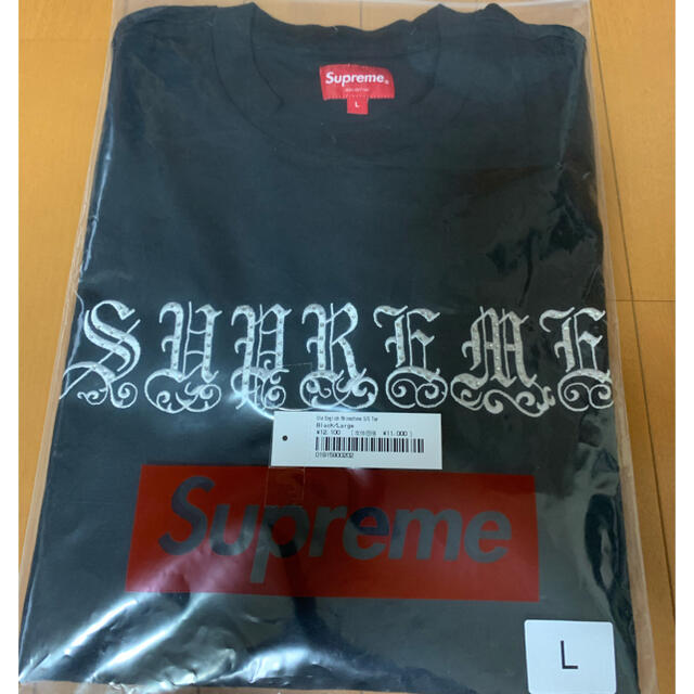 Supreme(シュプリーム)のsupreme Old English Rhinestone S/S Top L メンズのトップス(Tシャツ/カットソー(七分/長袖))の商品写真