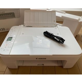 キヤノン(Canon)のcanon PIXUS TS3130 白　再値下げ❗️(PC周辺機器)