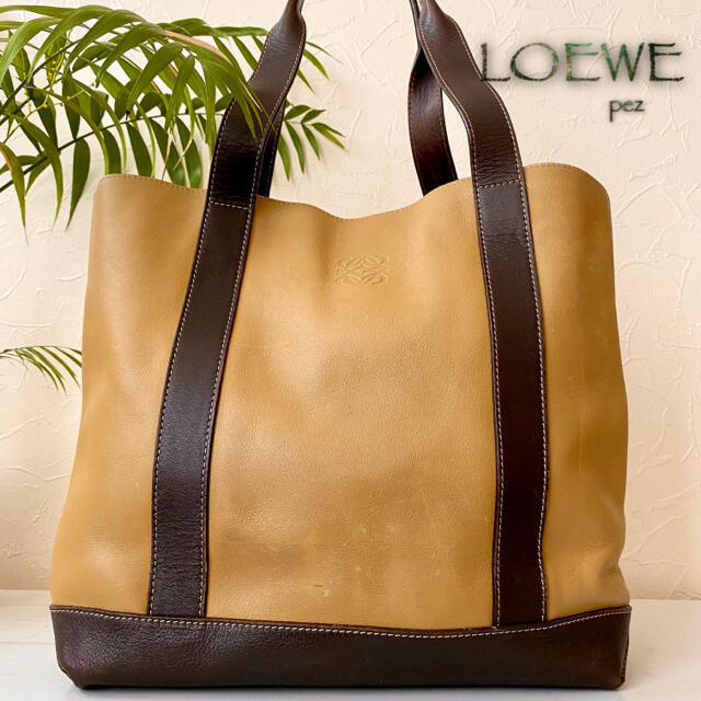 レディース正規品 LOEWE ロエベ 大容量 レザートートバッグ