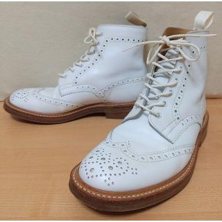 Trickers - 美品付属品あり【トリッカーズ 】カントリーブーツ白 ...