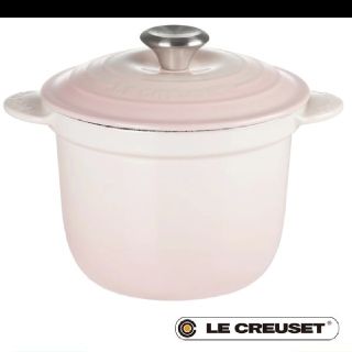 ルクルーゼ(LE CREUSET)のル・クルーゼ ココット・エブリィ 18cm(シフォンピンク)新品未使用未開封(鍋/フライパン)