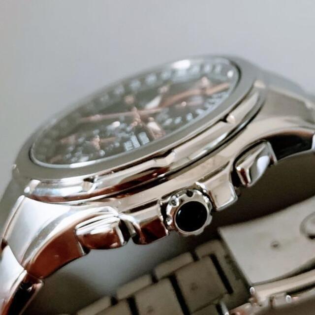 【新品】ダイヤ付！海外セイコーSEIKO上級コーチュラ ソーラー メンズ腕時計