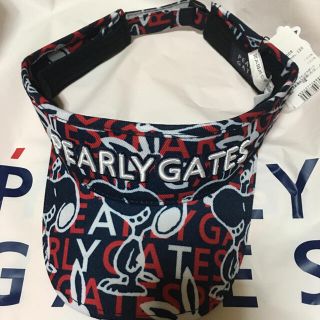 パーリーゲイツ(PEARLY GATES)のmiyu様♡専用です！パーリーゲイツスヌーピーサンバイザー新品(キャップ)