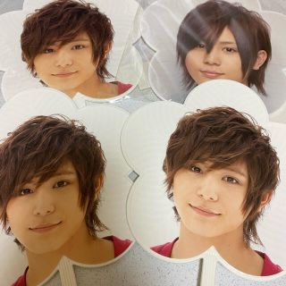 ヘイセイジャンプ(Hey! Say! JUMP)の山田涼介 ミニうちわ 4枚(アイドルグッズ)