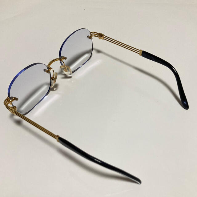 中古 激安 LANCETTI K18 メガネ 18金無垢 眼鏡 ランチェッティ