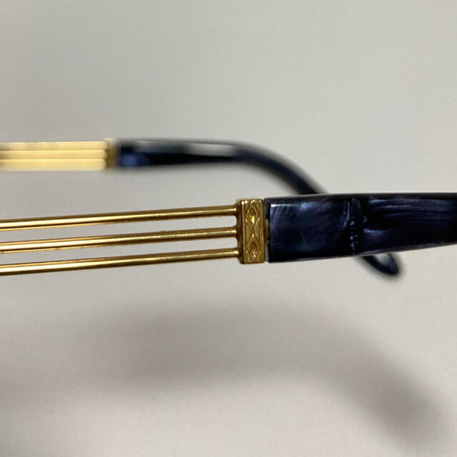 中古 激安 LANCETTI K18 メガネ 18金無垢 眼鏡 ランチェッティ