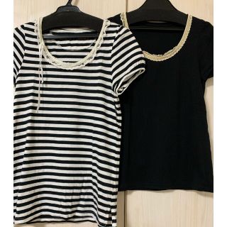 フランシュリッペ(franche lippee)のフランシュリッペ・レースパフTのセット(Tシャツ(半袖/袖なし))