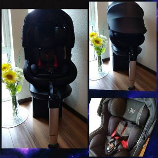 ⒎♡超美品♡西松屋♡マムズキャリー ターンレジェFIX ISOFIX♡回転式♡(自動車用チャイルドシート本体)