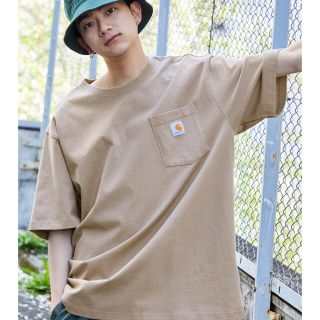 カーハート(carhartt)のCarhartt ベージュ tシャツ(Tシャツ/カットソー(半袖/袖なし))