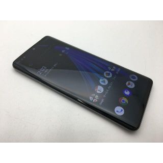 シャープ(SHARP)の新品同様 SIMフリー au AQUOS zero2 SHV47ブラック121(スマートフォン本体)