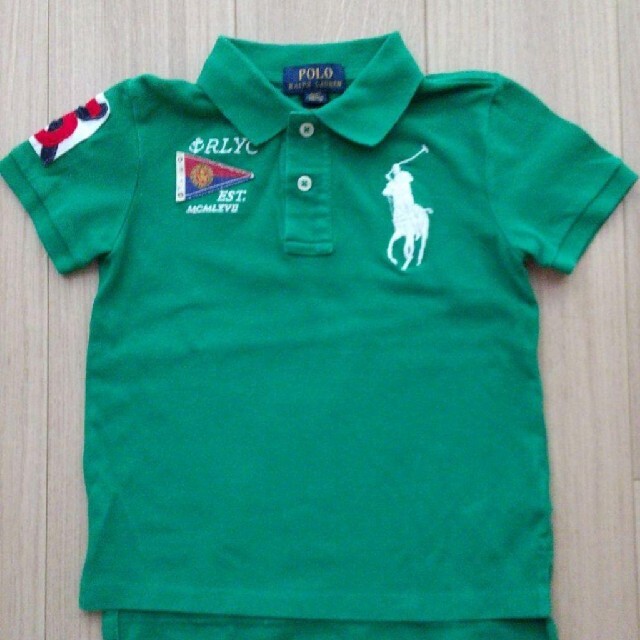 POLO RALPH LAUREN(ポロラルフローレン)の値下げ✨ラルフローレン☆110☆ポロシャツ キッズ/ベビー/マタニティのキッズ服男の子用(90cm~)(Tシャツ/カットソー)の商品写真