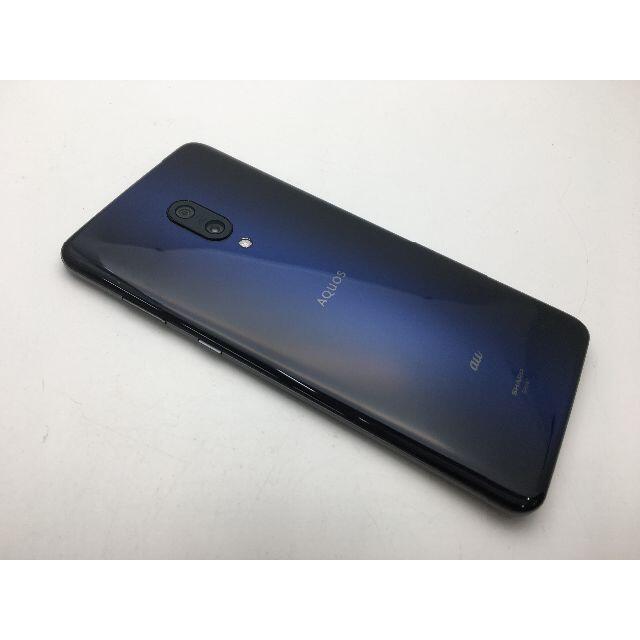 SHARP(シャープ)のR122新品同様 SIMフリー au AQUOS zero2 SHV47ブラック スマホ/家電/カメラのスマートフォン/携帯電話(スマートフォン本体)の商品写真