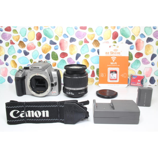 Canon Canon Kiss N 綺麗なボディ Wi Fi はじめての一眼レフの通販 By Nry キヤノンならラクマ Canon Canon Kiss N 綺麗なボディ Wi Fi はじめての一眼レフの通販 By Nry キヤノンならラクマ