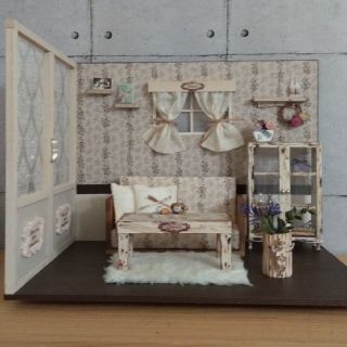 じゅな様専用 組立ドールハウス ナチュラルアンティーク ドール家具