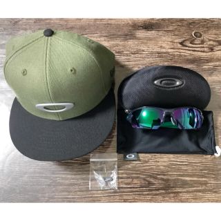 オークリー(Oakley)のオークリー　サングラス　ゴルフプリズム　キャップセット(サングラス/メガネ)