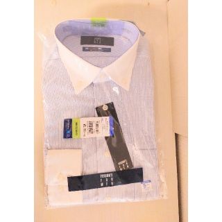 パーソンズ(PERSON'S)のPERSON'S FOR MEN　ストライプワイシャツ　新品　未使用　綿100%(シャツ)