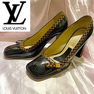 ルイヴィトン(LOUIS VUITTON)の【美品】LOUIS VUITTON パンプス 38(ハイヒール/パンプス)