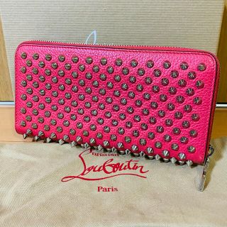 クリスチャンルブタン(Christian Louboutin)のクリスチャン ルブタン スタッズ ラウンドファスナー 財布 長財布 正規品(財布)