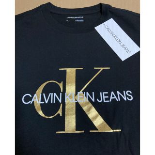 カルバンクライン(Calvin Klein)の新品[M] Calvin Klein カルバンクライン メンズ ロゴTシャツ 黒(Tシャツ/カットソー(半袖/袖なし))