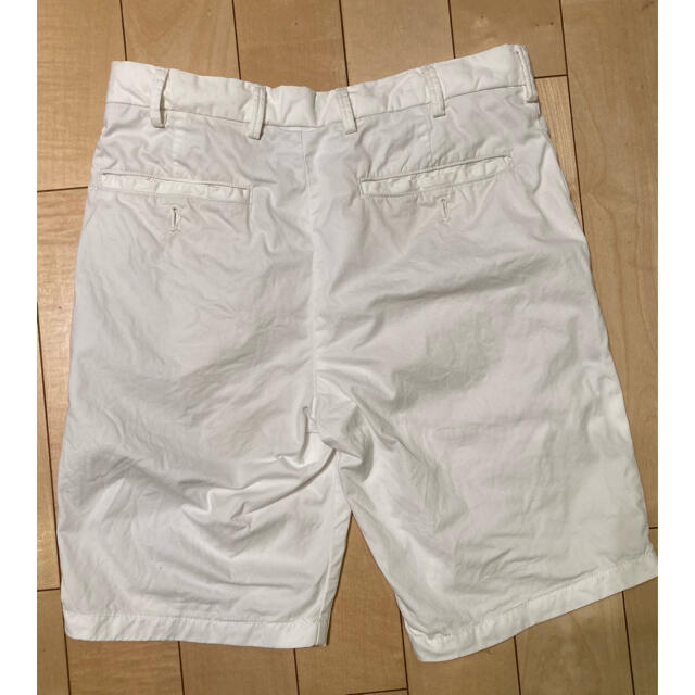 UNIQLO(ユニクロ)のユニクロ　ハーフパンツ　ホワイト　S メンズのパンツ(ショートパンツ)の商品写真