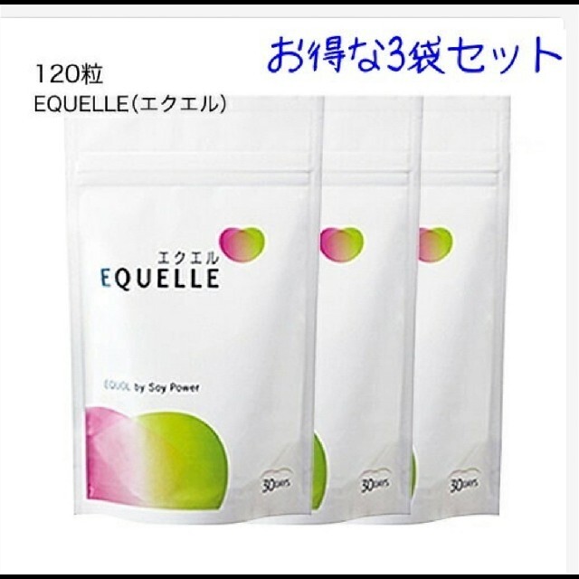 大塚製薬 エクエル パウチ120粒 30日分目安 ×3袋セット - その他