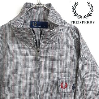 フレッドペリー(FRED PERRY)の【美品】FRED PERRY フレッドペリー ブルゾン チェック 千鳥格子(ブルゾン)