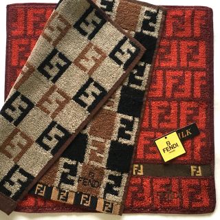 フェンディ(FENDI)のフェンディ タオルハンカチ H ★新品未使用★2枚セット(ハンカチ)