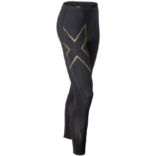 ツータイムズユー(2XU)の新品未使用 2XU メンズ ロングパンツ Mサイズ gold着圧(その他)