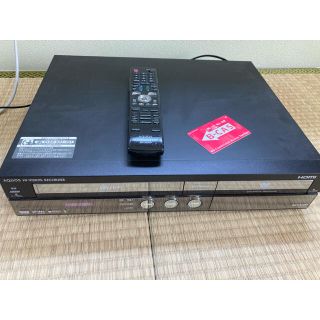 アクオス(AQUOS)のAQUOS ハイビジョン　レコーダー　VHS DVD(DVDレコーダー)