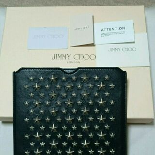 日本最大の iPadケース黒 スタースタッズ ジミーチュウ Choo Jimmy 直売一掃 本物 名作 iPadケース黒 スタースタッズ ジミーチュウ Choo Jimmy その他