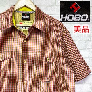 ホーボー(hobo)のHOBO ホーボー ビッグシルエット チェックシャツ 5ポケット(シャツ)