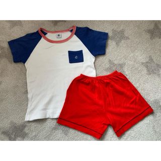 プチバトー(PETIT BATEAU)のPETIT BATEAU kids 半袖パジャマセット(パジャマ)