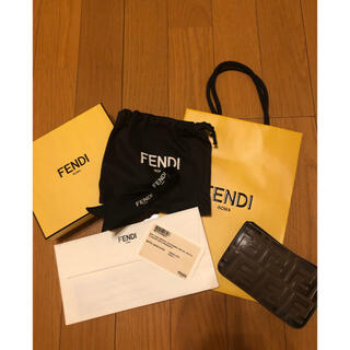 フェンディ(FENDI)のFENDI   フラグメントケースキーリング付き(パスケース/IDカードホルダー)