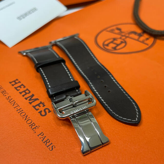 Hermes(エルメス)の【美品・週末値下げ】AppleWatch Hermès ディプロイアントバックル メンズの時計(レザーベルト)の商品写真