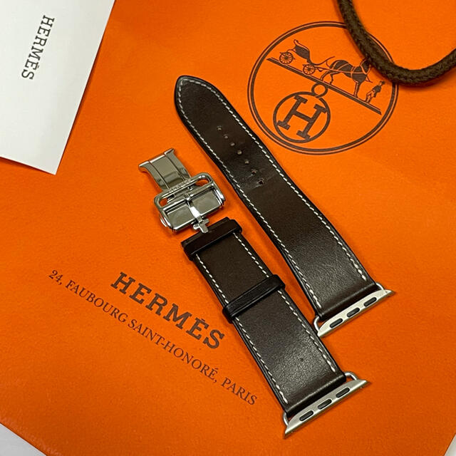 Hermes(エルメス)の【美品・週末値下げ】AppleWatch Hermès ディプロイアントバックル メンズの時計(レザーベルト)の商品写真