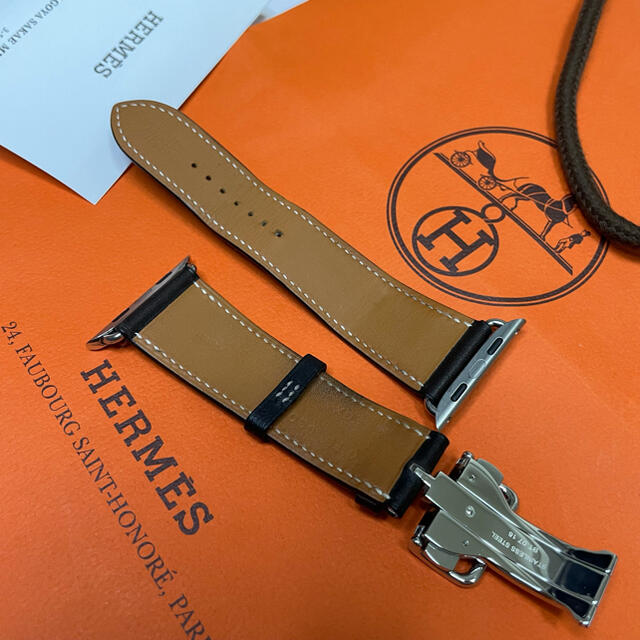 Hermes(エルメス)の【美品・週末値下げ】AppleWatch Hermès ディプロイアントバックル メンズの時計(レザーベルト)の商品写真