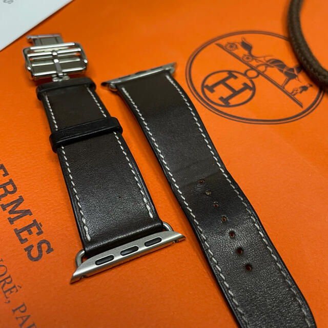 Hermes(エルメス)の【美品・週末値下げ】AppleWatch Hermès ディプロイアントバックル メンズの時計(レザーベルト)の商品写真